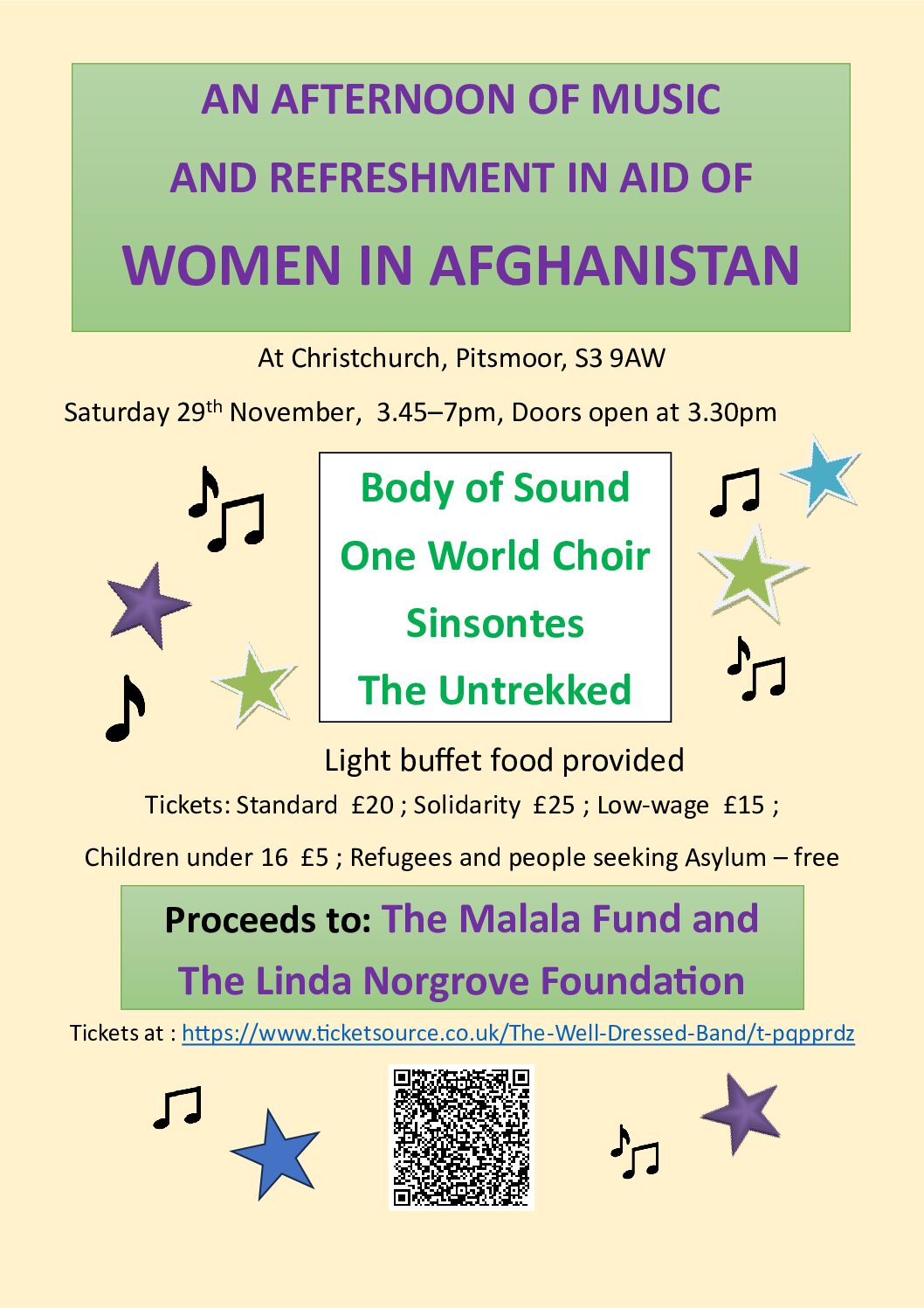 Fundraiser for Women in Afghanistan