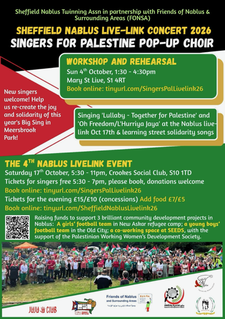 Sheffield Nablus Live-Link Concert 2026